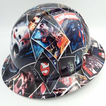 Full Brim HORROR MOVIE POSTER Hard Hat - Image 2
