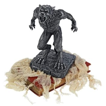 Design Toscano Howl of The Werewolf Statue, Black