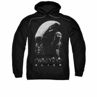 Alien Hoodie Black And White Black Sweatshirt Hoody