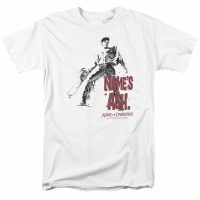 Army Of Darkness Shirt Name's Ash White T-Shirt