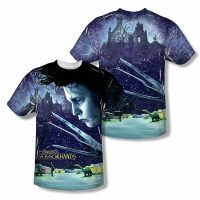 Edward Scissorhands Home Poster Sublimation Shirt Front/Back Print