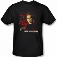 Pet Sematary Shirt I Want To Play Adult Black Tee T-Shirt