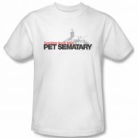 Pet Sematary Shirt Logo Adult White Tee T-Shirt