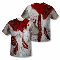 Zombie Rippied Zombie Sublimation Shirt Front/Back Print
