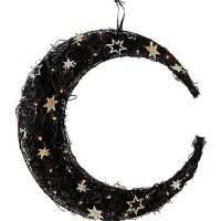 2 Ft Tarot LED Light Up Moon Wreath - Decorations