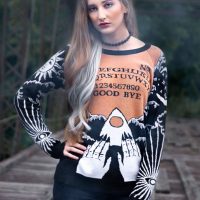 Celestial Spirit Board Ugly Halloween Sweater for Adults
