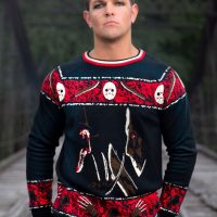 Freddy vs Jason Ugly Halloween Sweater