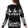 Witch Spellcraft and Curios Adult Ugly Halloween Sweater