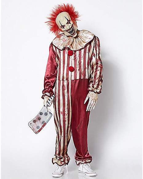 Adult Creepy Clown Costume - FOREVER HALLOWEEN