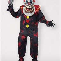 Adult Die Laughing Big Mouth Clown Costume Deluxe