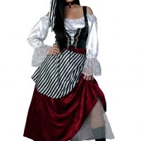 Plus Size Deluxe Pirate Wench Costume