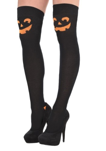 Pumpkin Over the Knee Socks for Women