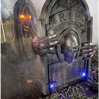 2.5 Ft LED Graveyard Ghoul Constant Motion Animatronic