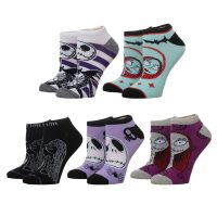 5 Pack of Nightmare Before Christmas Ankle Socks