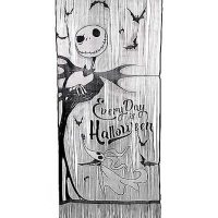 6 Ft. Jack Skellington Lace Curtain - The Nightmare Before Christmas