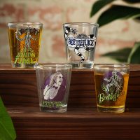 Beetlejuice 4 pc Shot Glass Set