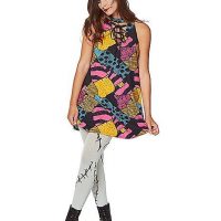 Adult Colorful Patchwork Sally Dress - The Nightmare Before Christmas