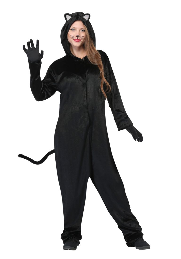 Black Cat Costume For Adults FOREVER HALLOWEEN black-cat-costume-for-adults-forever-halloween