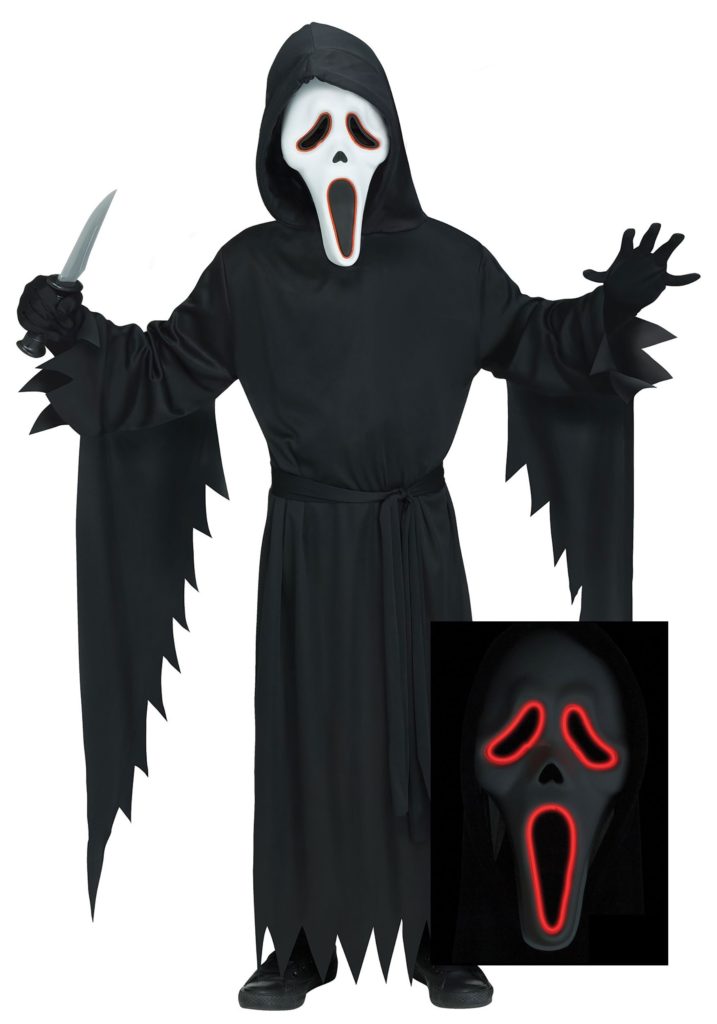E.L Ghost Face Costume for Adults