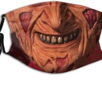 Horror Movie Halloween Face Mask Fashion Bandana Shield for Men Women Adult Dust Outdoors Sports with Filters