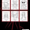 Creepy Chibi Coloring Book