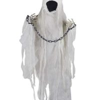 3 ft Animated Faceless Hanging Reaper - Decorations