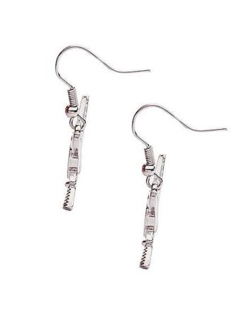 Jason Voorhees Machete Dangle Earrings 18 Gauge - Friday the 13th