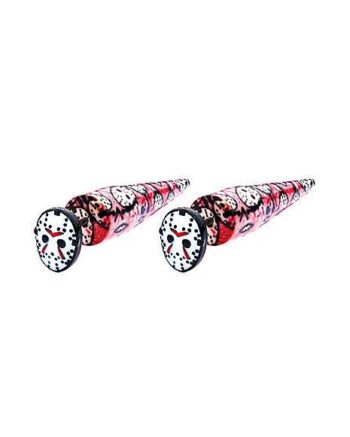 Jason Mask Fake Tapers 18 Gauge - Friday the 13th