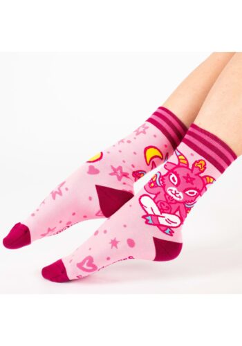Cute Baphomet Goat Socks for Adults
