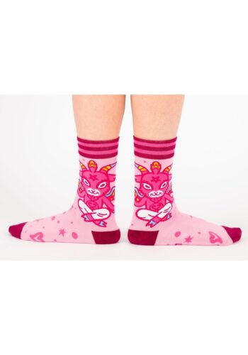 Cute Baphomet Goat Socks for Adults