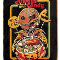 Always Check Your Candy Fleece Blanket - Trick 'r Treat