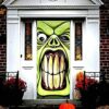 Halloween Haunted House Green Goblin Door Cover by Greenbrier