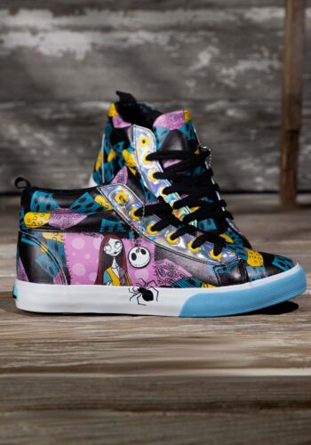 Nightmare Before Christmas Sally High-Top Sneakers for Women