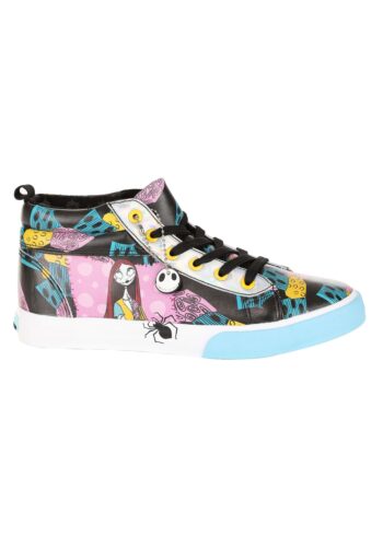 Nightmare Before Christmas Sally High-Top Sneakers for Women