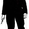 Party City Michael Myers Life-Size Cardboard Cutout, Freestanding, Halloween Decorations, 6’ H