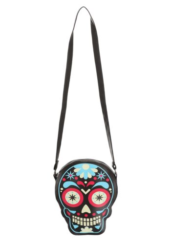 Sugar Skull Print Purse