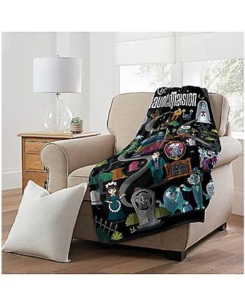 The Haunted Mansion Map Fleece Blanket - Disney