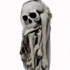 28 Pieces Skeleton Bones and Skull for Halloween Decor or Spooky Graveyard Ground Decoration