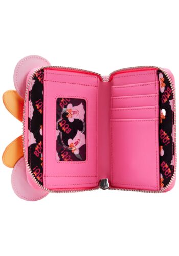 Adult Loungefly Disney Pastel Ghost Minnie Glow In The Dark Wallet