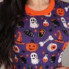 Women's Spooky Smiles Halloween Sweater Dress