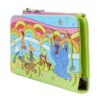 Loungefly Scooby Doo Psychedelic Monster Chase Glow in the Dark Flap Wallet