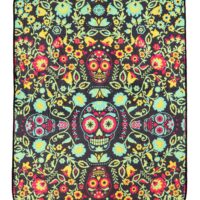 Sugar Skull Comfy Throw Blanket