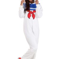 Adult Stay Puft Marshmallow Man Costume Onesie