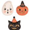 Johanna Parker Set of 3 Decorative Halloween Face Plates