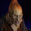 6ft Pumpkin Witch Prop with LED Pumpkin Decoration