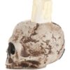 Ancient Skull Candle Halloween Decoration