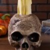 Ancient Skull Candle Halloween Decoration