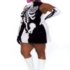 Plus Size Parti-Skeleton Costume for Women