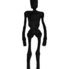 5.25 Ft Gothic Noir Skeleton Pillow
