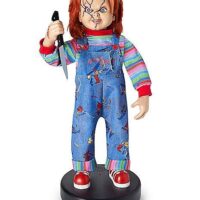 2.4 Ft Bump ‘N Go Chucky Animatronic - Decorations